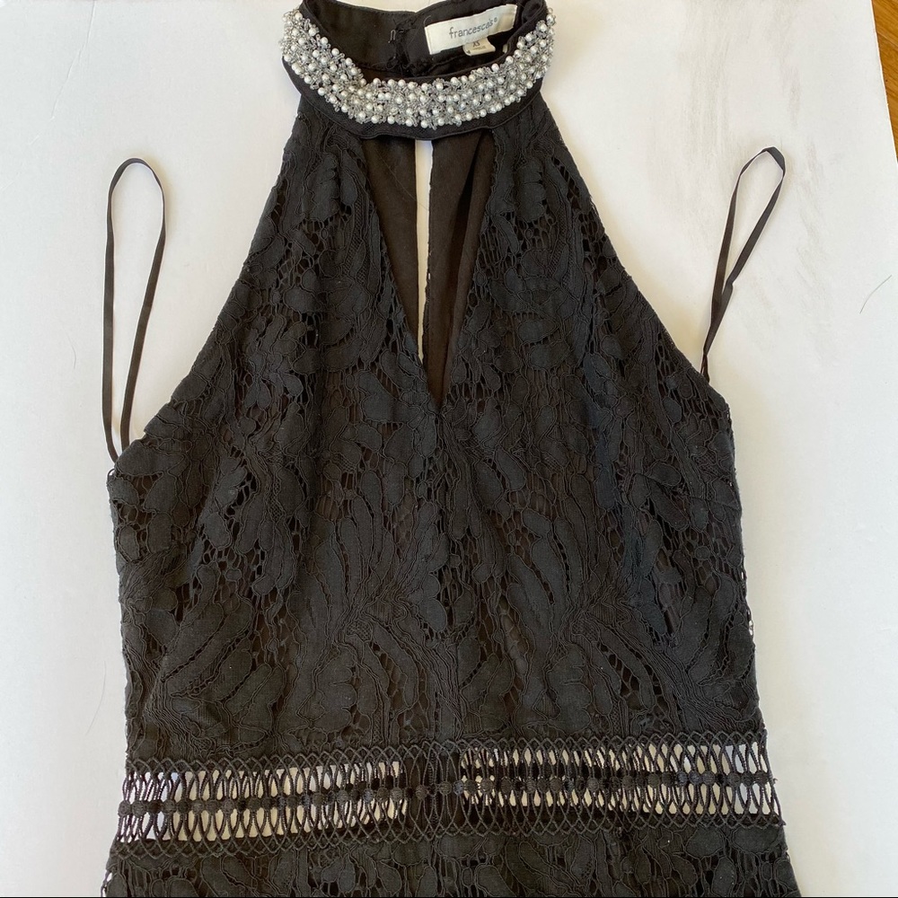 Francesca’s Black Dress Size XS